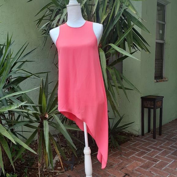 BCBGMaxAzria Tops - BCBGMaxazria Asymmetrical Sleeveless Top